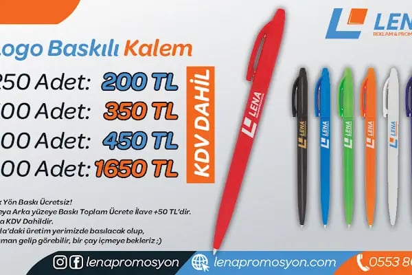 Lena Reklam Dekorasyon Tabela Promosyon - Resim 18
