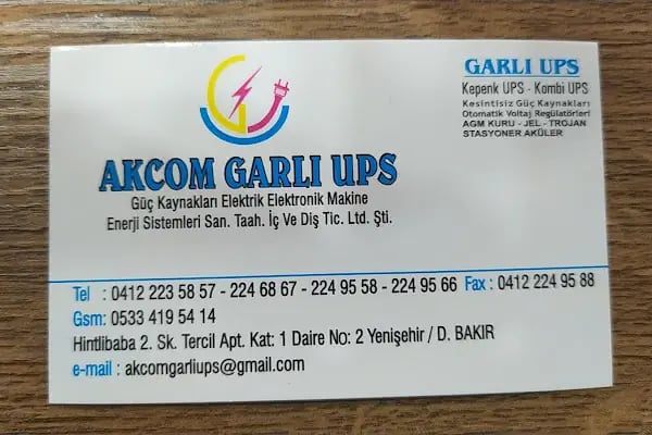 Akcom Garlı Ups Güç Kaynakları Elektrik Elektronik Makine Enerji Sistemleri - Resim 6