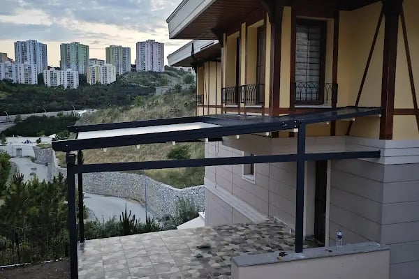 Gt Tech İnşaat Korkuluk Giyotin Cam Pergole Tente ve Sürme Cam Balkon Sistemleri - Resim 4