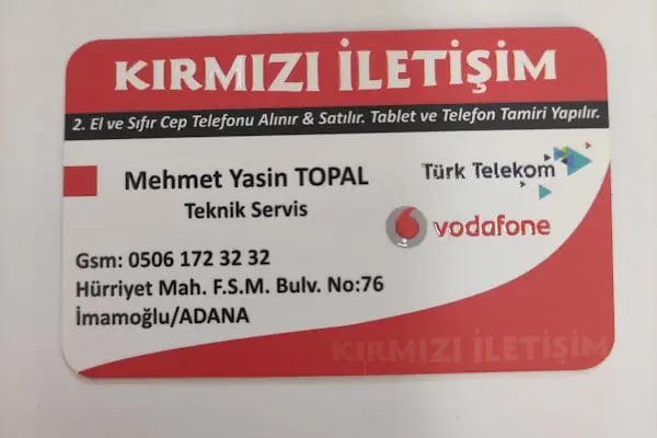 Kırmızı iletişim - Resim 3