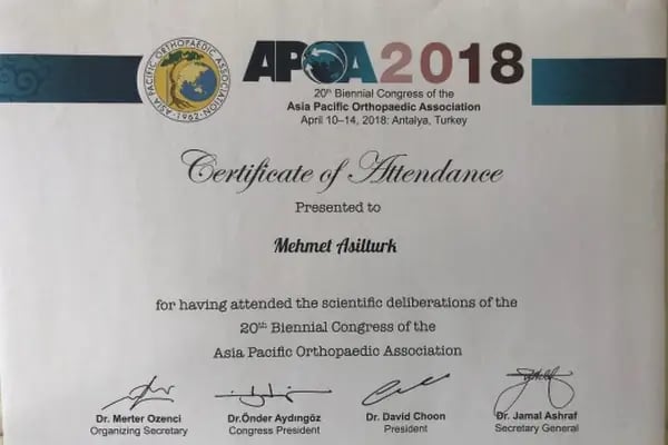 Op. Dr. Mehmet Asiltürk, Ortopedi Ve Travmatoloji - Resim 19