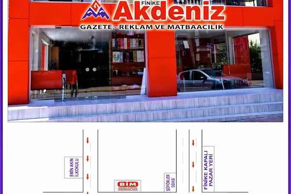 FİNİKE AKDENİZ GAZETE REKLAM KIRTASİYE VE MATBAACILIK - Resim 3