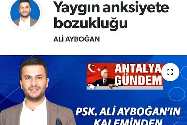 Antalya Psikolog Ali AYBOĞAN | Psikoterapist - Resim 18