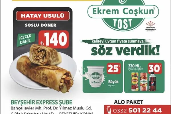 Ekrem Coşkun Döner Tost - Resim 20