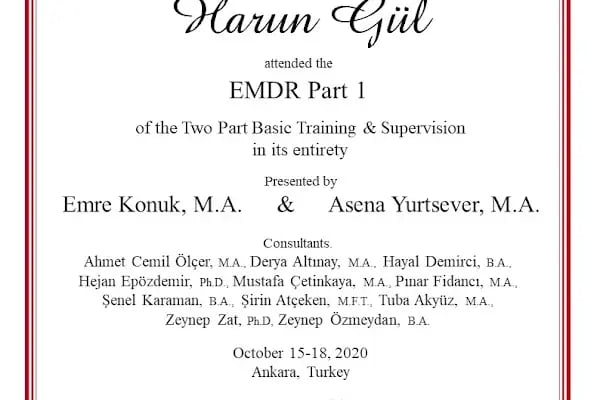 Konya Psikolog-Harun GÜL-EMDR Terapisi-Hipnoterapi - Resim 10