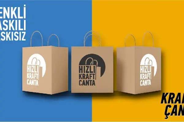Hızlı Kraft Çanta - Resim 3