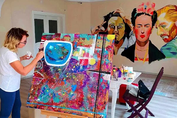 Artistik Stüdyo - Sanat Atölyesi - Resim 2