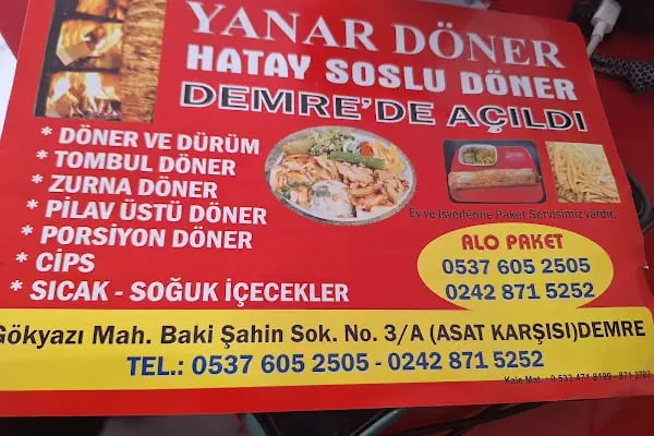 Yanar Döner Yusuf Usta Demre - Resim 4