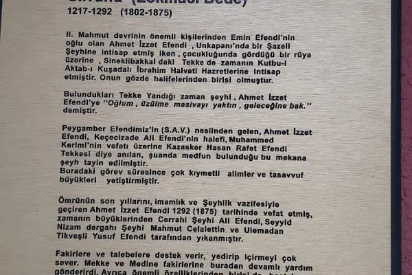 Ahmet İzzet Efendi Türbesi - Resim 15