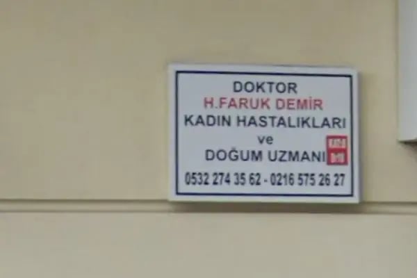 Jin.Dr. H.Faruk Demir - Kürtaj ve Kadın Hastalıkları Kliniği - Resim 1