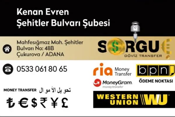 Sorguç Döviz Transfer Kenan Evren Şehitler - Resim 5