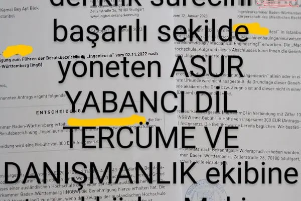 Asur Yabancı Dil Kursu , Yurtdışı Danışmanlık ve Tercüme Bürosu - Mersin - Resim 3