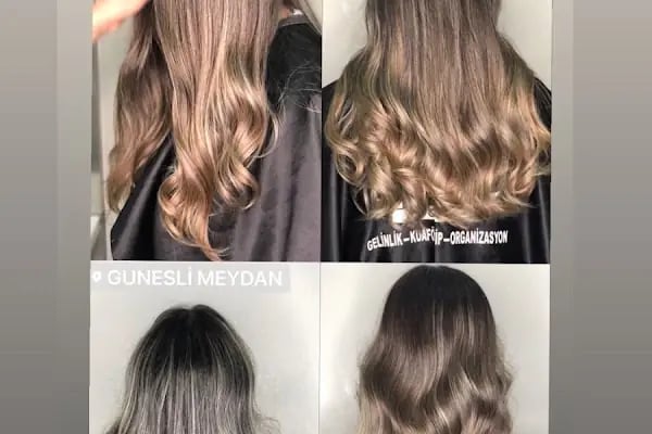 BURCU ŞANLI bayan Kuaför Güzellik Salonu Güneşli deki Kuaförler Gelin Başı Saç Röfle Türban Omre Keratin Ağda Makyaj Güneşli - Resim 9