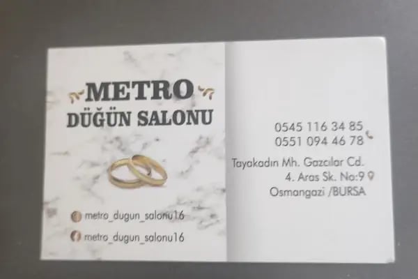 Metro Düğün Salonu - Resim 7