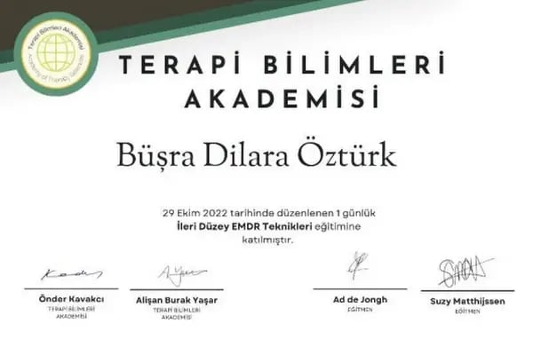 Uzman Psikolog Dilara Öksüz Öztürk, Konya Psikolog - Resim 13