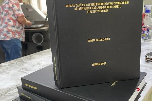 Dereağzı Fotokopi ODTÜ Tez Ciltleme - Resim 8