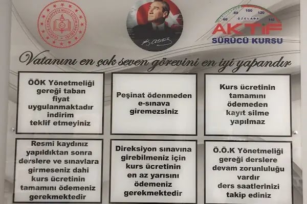 Özel ada aktif sürücü kursu - Resim 20