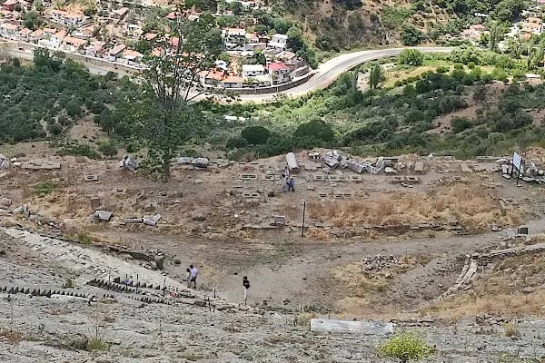 Pergamon Amfi Tiyatro( dünyanın en dik amfi antik tiyatrosu) - Resim 12