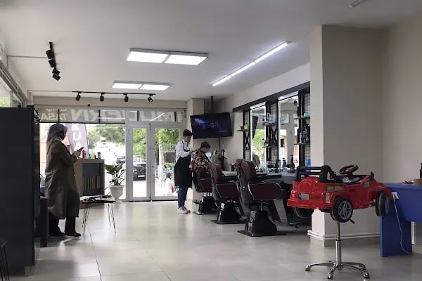 modern saç tasarım erkek kuaörü berberi - Resim 2