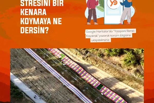 Yolopark Türkiye🌈 Renkli Dev kaydırak - Resim 17