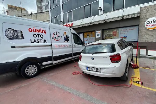 GÜMÜŞ OTO LASTİK yol yardım acil lastik 7/24 yol yardım en yakın lastikci 24 saat lastikci - Resim 2