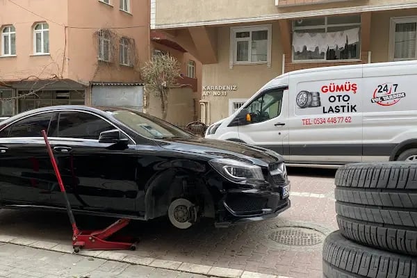 GÜMÜŞ OTO LASTİK yol yardım acil lastik 7/24 yol yardım en yakın lastikci 24 saat lastikci - Resim 12