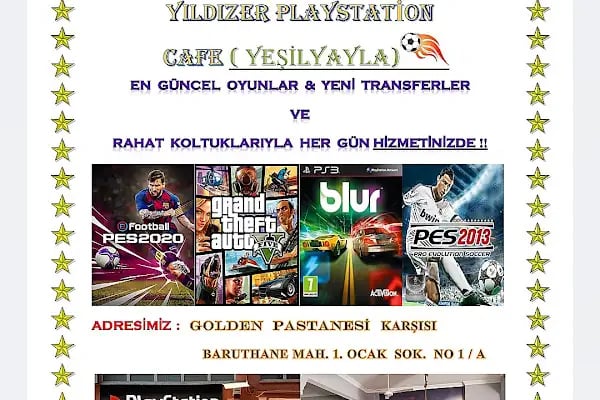 YILDIZER PLAYSTATİON CAFE VE BİLARDO OYUN SALONU - Resim 8