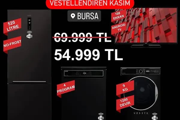 VESTEL BEYAZ EŞYA MAĞAZASI ERBABOĞLU NİLÜFER,YILDIRIM CADDESİ - Resim 13