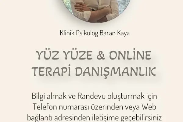 Uzm. Klinik Psikolog Baran KAYA | Depresyon ve kaygı bozuklukları | Çift, aile ve evlilik terapisi | EMDR terapi - Resim 11