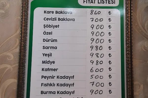 Yücedağ Anteplioğlu Baklavarı - Resim 9