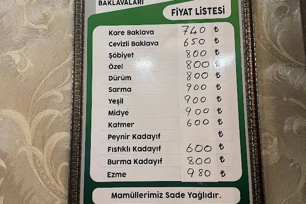 Yücedağ Anteplioğlu Baklavarı - Resim 6