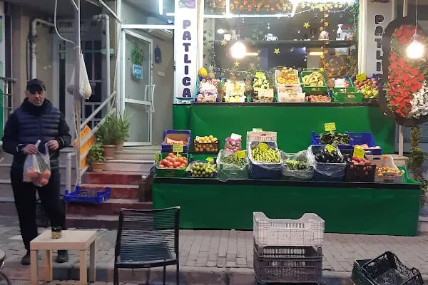 Patlıcan meyve ve sebze pazarı - Resim 8