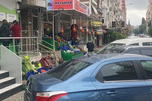 Patlıcan meyve ve sebze pazarı - Resim 6