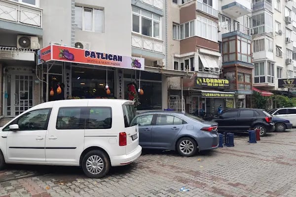 Patlıcan meyve ve sebze pazarı - Resim 7