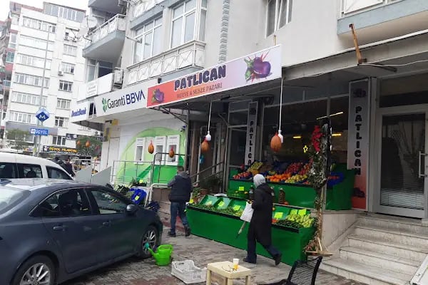 Patlıcan meyve ve sebze pazarı - Resim 2