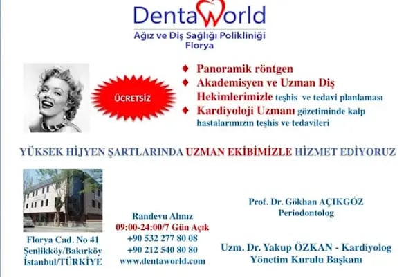Özel Dentaworld Ağız ve Diş Sağlığı Polikliniği Florya, İmplant ve Estetik Diş Merkezi - Resim 20