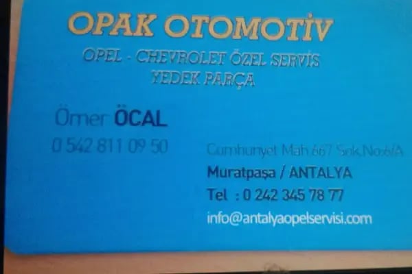 Opak Otomotiv Opel-Chevrolet Özel Servis - Resim 9