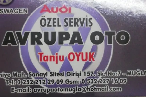 Avrupa Oto ( Muğla Volkswagen Vw Audi Seat Skoda Özel servis Tamir Bakım Yedek Parça) - Resim 1