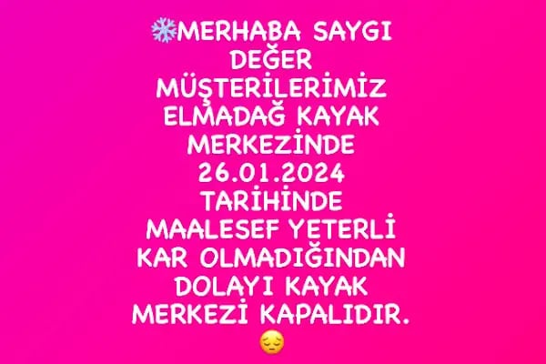 ELMADAĞ KAYAK MERKEZİ - Resim 2