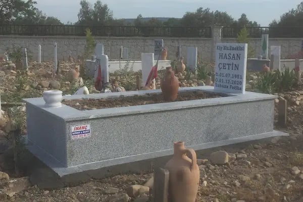 İnanç mezar Bergama mermer İzmir Mezar Yapımı Aliağa dikili Kınık soma Çandarlı Ayvalık menemen - Resim 17