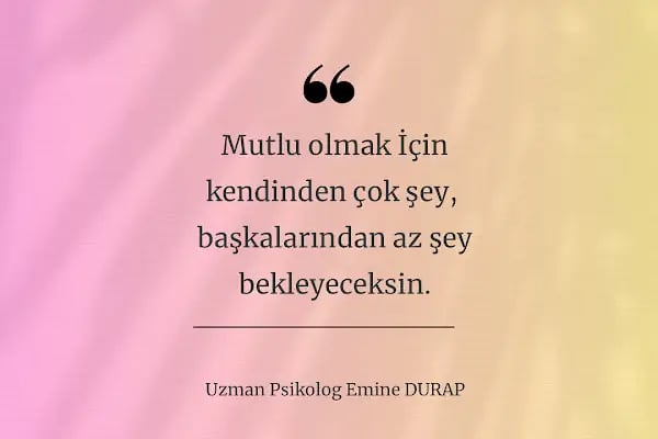 Uzman Psikolog Emine DURAP - Resim 4