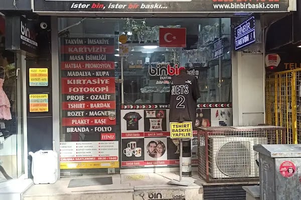 Binbirbaskı Merkezi / Ozalit - Fotokopi - Renkli Baskı - Proje - Promosyon - Kırtasiye - Tshirt Baskı Merkezi - Resim 7