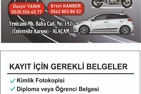 Yeni Rota Sürücü Kursu Alaçam - Resim 13
