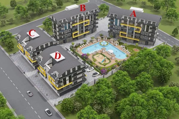 ALANYA ZEYTİN KENT EVLERİ - Resim 9