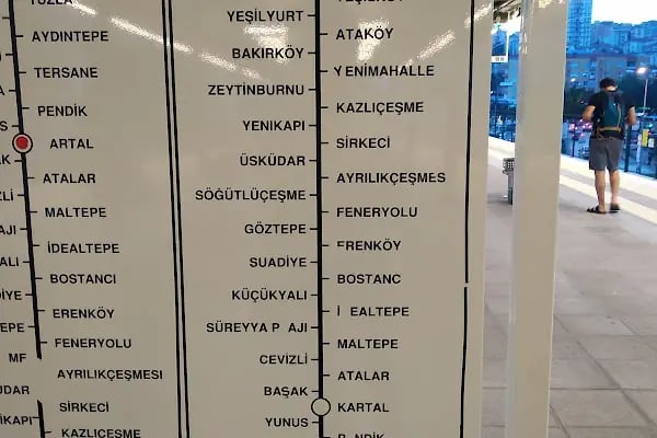Kartal Tren İstasyonu Marmaray - Resim 5