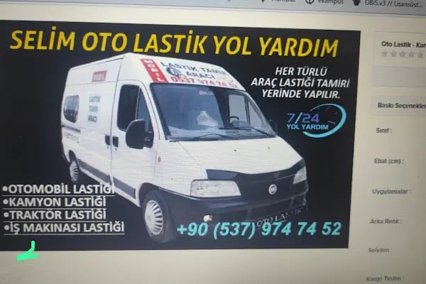 Mobil Lastikçi Oto lastik yol yardım - Resim 1