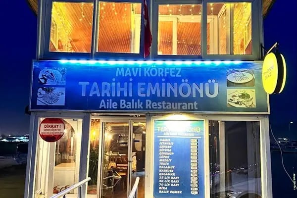 Mavi Körfez Tarihi Eminönü Balıkçısı - Resim 3