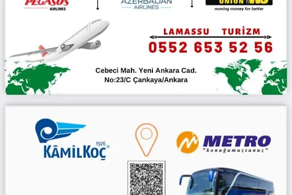 MoneyGram - Western Union - Türk Hava Yolları - SunExpress - Pegasus - Kamil Koç - Metro Turizm - Resim 10