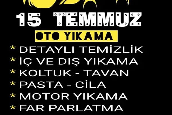 15 TEMMUZ OTO YIKAMA - Resim 6