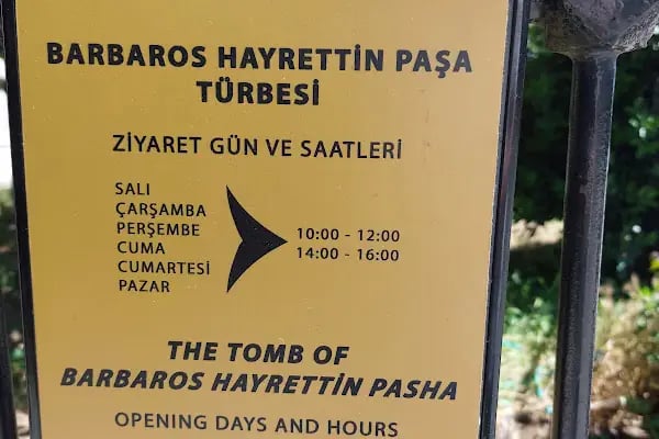 Barbaros Hayrettin Paşa Türbesi - Resim 17